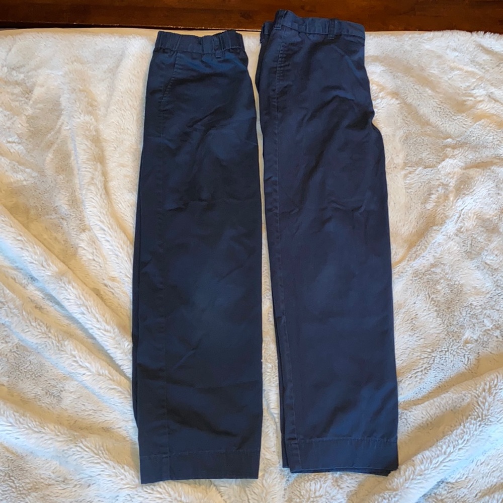 Boys Lands End Iron Knee School Uniform Pants